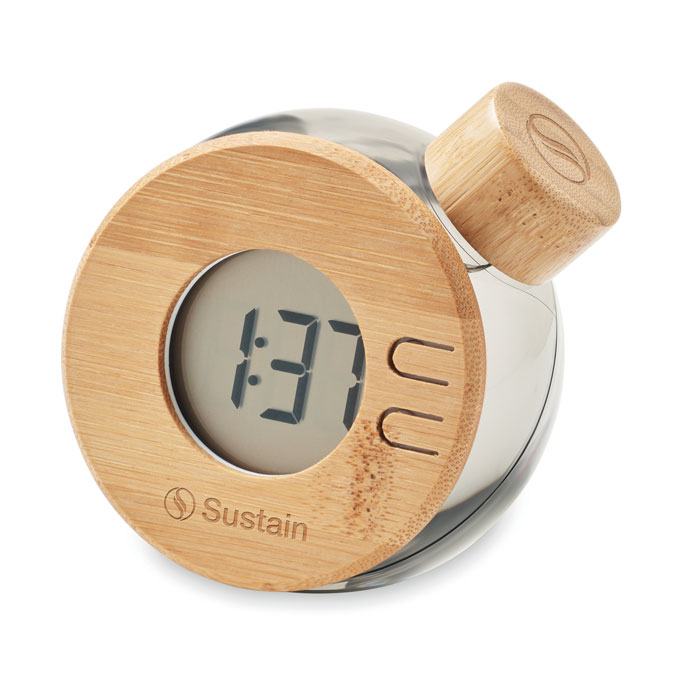 Desk clock water energy | Eco gift